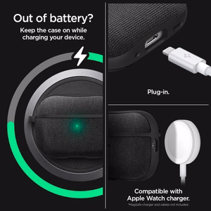 Spigen Urban Fit dėklas Apple AirPods Pro 1 / 2 - juodas