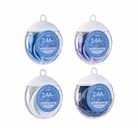 LAIDAS REMAX LEYA SERIES RC-C093 2,4A USB/MICRO USB juodas