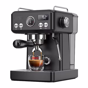 HiBREW H10A поршневая эспрессо-кофемашина с контролем температуры (черная)