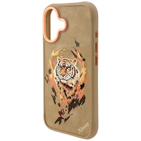 Nimmy Tiger Magnetinis dėklas telefonui iPhone 17 - šviesiai rudas