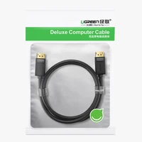 Kabelis Ugreen DP102 DisplayPort to DisplayPort 1.0m juodas