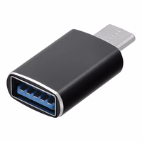 Adapter USB A 3.0 to Type C Blue Star - black