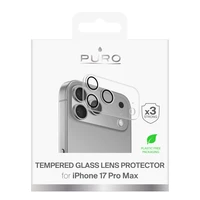 Puro Camera Standard grūdintas stiklas iPhone 17 Pro Max kamerų salai ir lęšiams