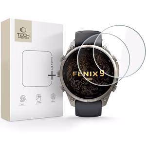 Tech-Protect Glass Fit+ grūdinto stiklo apsauga, skirta Garmin Fenix 9 Pro 47 mm