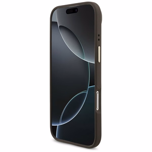 GUESS dėklas telefonui IPHONE 17 Air (PU W/ Big 4G Classic Logo) auksinis ir rudas