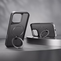 Etteri Matinis Mag Ring dėklas for iPhone 16 Pro 6,3" juodas