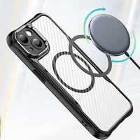 Defender Carbon Mag dėklas iPhone 14 6,1" juodas