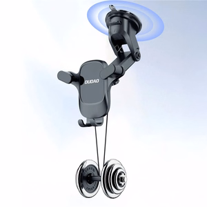 Dudao F5PRO+ automobilinis laikiklis su siurbtuku - juodas