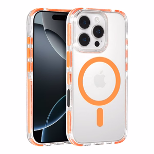 Tel Protect Strap Dėklas telefonui iPhone 15 Pro Max oranžinis