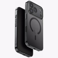 Uniq Airsuit įkrovimo dėklas telefonui iPhone 17 Pro Magclick - juodas