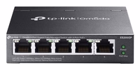 TP-Link Omada ES205GP tinklo komutatorius Valdomas Gigabit Ethernet (10/100/1000) Maitinimas per Eternetą (PoE) Juoda