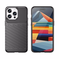 Šarvuotas iPhone 15 Pro Max Thunder dėklas - mėlynas