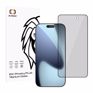Tel Protect 10X Privacy Plus Titanium grūdintas stiklas Iphone 17 Pro max (vokelis)