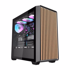 Kompiuterio korpusas Darkflash DS900WD (juodas) + 4 ventiliatoriai