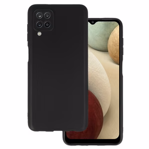 Galinis dėklas MATT, skirtas SAMSUNG GALAXY A12 Black
