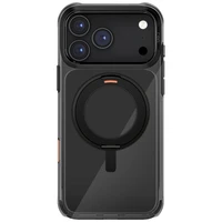Uniq Swivix pasukamas 360° stovo dėklas telefonui iPhone 17 Pro Max - juodas