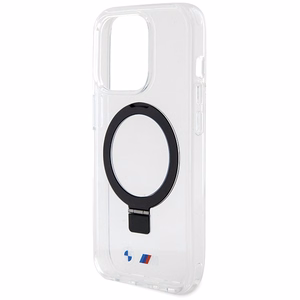 BMW žiedo stovas M kolekcija Magnetinis dėklas telefonui iPhone 15 Pro - skaidrus