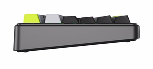F99 Pro Black+Grey+Green GrayWood RGB AULA gasket klaviatūra