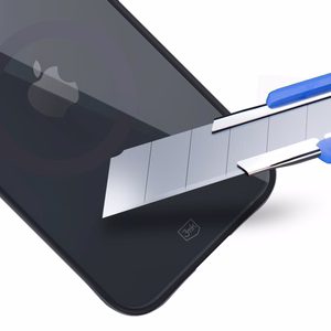 3mk satino šarvo magnetinis dėklas telefonui su MagSafe iPhone 13 / 14 - skaidrus su juodu rėmeliu