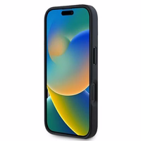 Guess New 4G trikampis dėklas telefonui iPhone 16 Pro Max - juodas