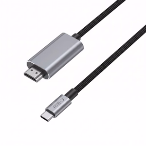 „Tech-Protect UltraBoost“ USB-C–HDMI 2.1 laidas, 200 cm, 8K 60 Hz – pilkas