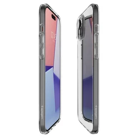 Spigen Crystal Flex dėklas telefonui iPhone 15 Plus - skaidrus