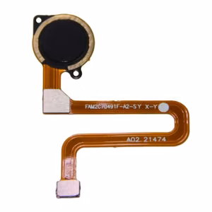 Lanksčioji jungtis Xiaomi Redmi 10C/Poco C40 su juodu pirštų atspaudų jutikliu (fingerprint) ORG