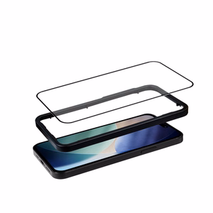 Crong 3D Armor Glass grūdintas apsauginis ekrano stiklas, skirtas iPhone 17 Pro, su montavimo rėmeliu