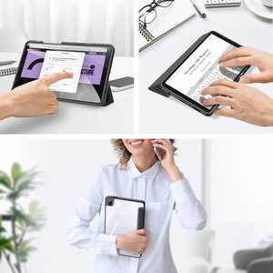 Dėklas Dux Ducis Toby Samsung X110/X115 Tab A9 8.7/X130/X135 Tab A11 8.7 juodas