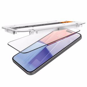 Spigen Glas.tR EZ Fit FC grūdintas stiklas iPhone 15 Plus - juodas