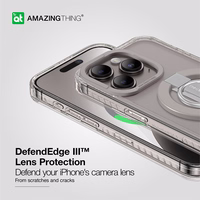 Amazing Thing Titan Pro Mag žiedo laikiklio dėklas 10FT IP156.1PTRGY Iphone 15 Pro titano