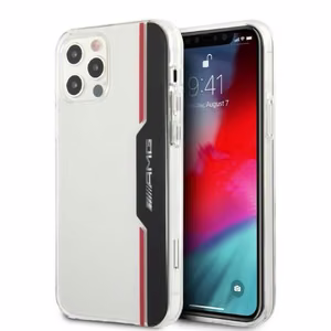 AMG Electroplate Vertical чехол для iPhone 12 / iPhone 12 Pro - прозрачный