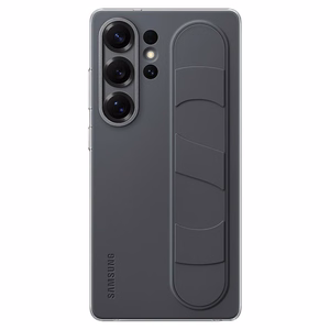Samsung stovimas dėklas EF-GS938CBEGWW silikoninis dėklas su laikikliu / stovu Samsung Galaxy S25 Ultra - juodas