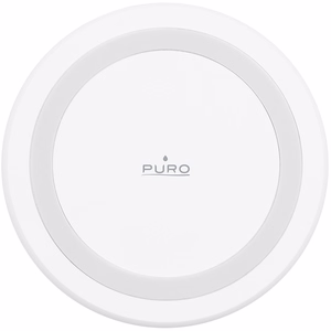 Puro Qi 10 W belaidžio įkrovimo pagrindas, skirtas Android ir iPhone, baltas