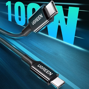 Ugreen US300 USB-C / USB-C 480Mb/s 5A 2m laidas - juodas