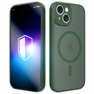 3mk Misty MagCase iPhone 15 dėklas - žalias