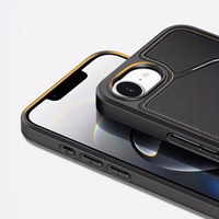 DUX DUCIS dėklas telefonui RAFI II MAG su stovu suderinamas su MagSafe IPHONE 16e juodas