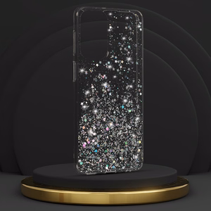 Briliantinis skaidrus dėklas telefonui Samsung Galaxy A23 4G/5G Permatomas