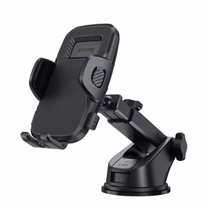 Crong Carclip car phone mount for dashboard or windscreen, black