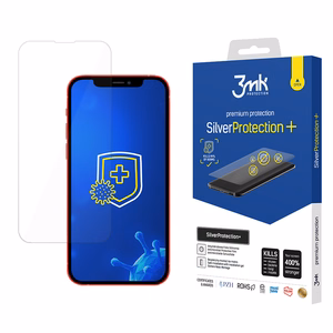Antibakterinis apsauginis stikliukas žaidėjams iPhone 13 mini iš 3mk Silver Protection+ serijos