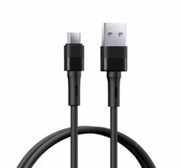 LAIDAS REMAX LEYA SERIES RC-C093 2,4A USB/MICRO USB juodas