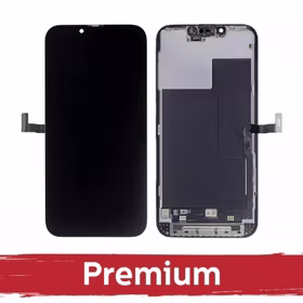 LCD ekranas suderinamas su iPhone 13 Pro juodas (Hard OLED / Premium)