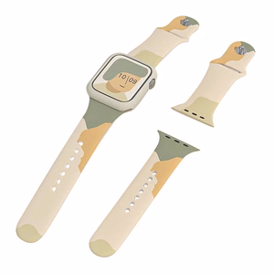 Silikoninis dirželis Moro laikrodžio apyrankė Apple Watch 42 / 44 / 45 / 49 mm - Raštas 6