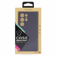 Dėklas "TM Pure Silicone" skirtas Samsung A346 A34 5G / Charcoal Gray / (Blister)