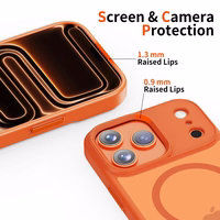 Tech-Protect MagMat MagSafe dėklas iPhone 17 Pro oranžinis