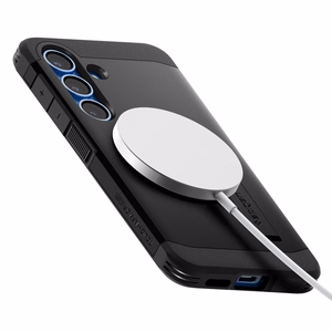 Spigen Tough Armor Magnetinis dėklas telefonui Samsung Galaxy S25 - juodas