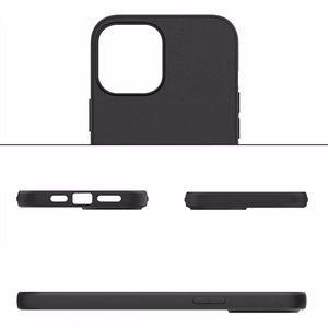 Matinis galinės dalies dėklas Samsung Galaxy S23 FE juodas