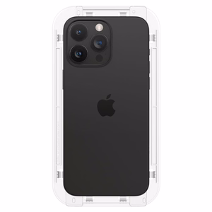 Spigen Glas.tR EZ Fit FC grūdintas stiklas iPhone 15 Pro - juodas 2 vnt.