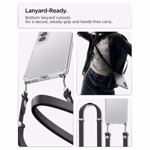 SPIGEN dėklas ULTRA HYBRID skirtas SAMSUNG S26 crystal clear