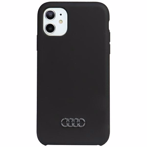 Audi Silikono dėklas telefonui iPhone 11 / Xr 6.1 – juodas
